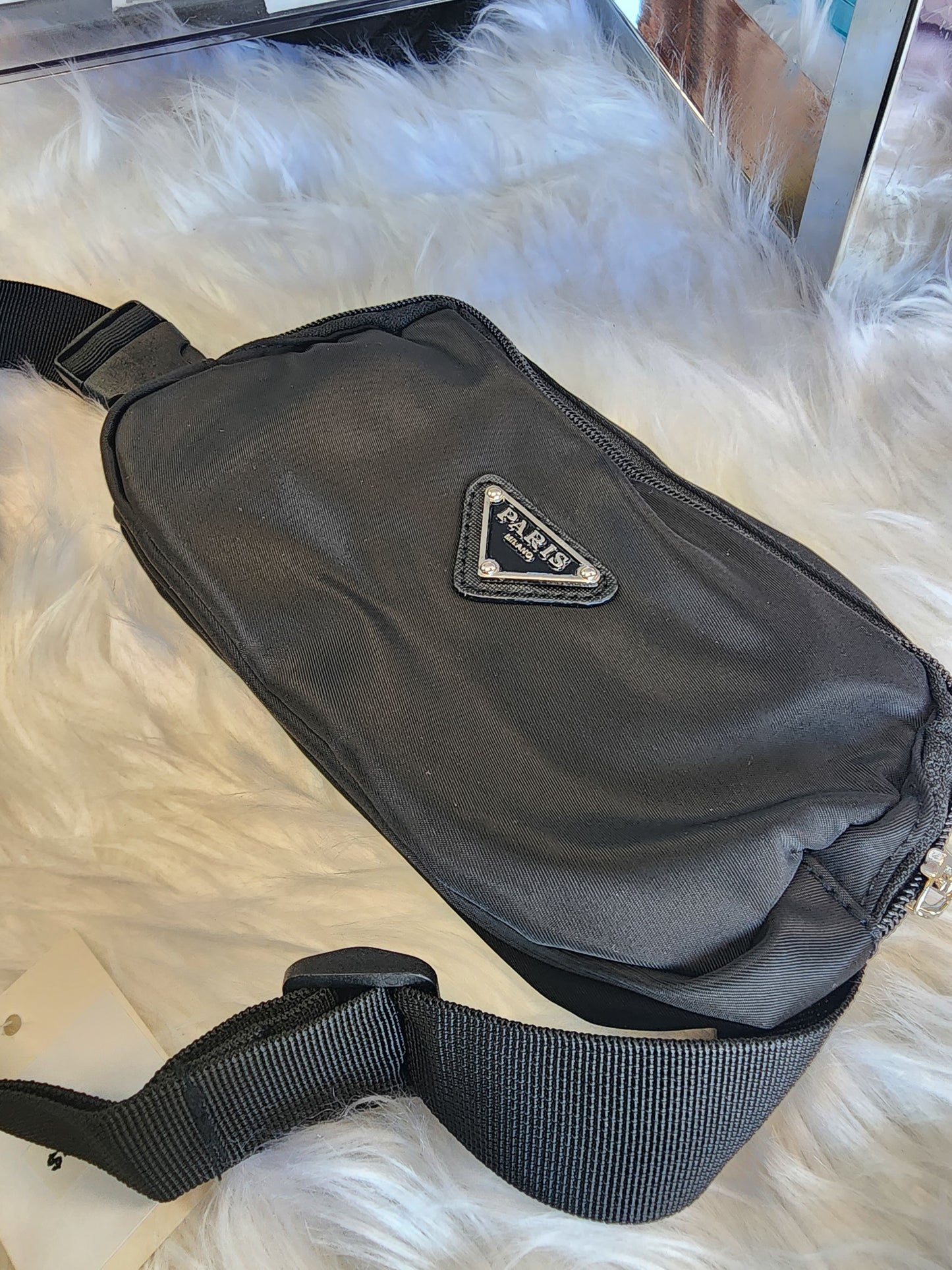 Black WKND In Paris Belt Bag
