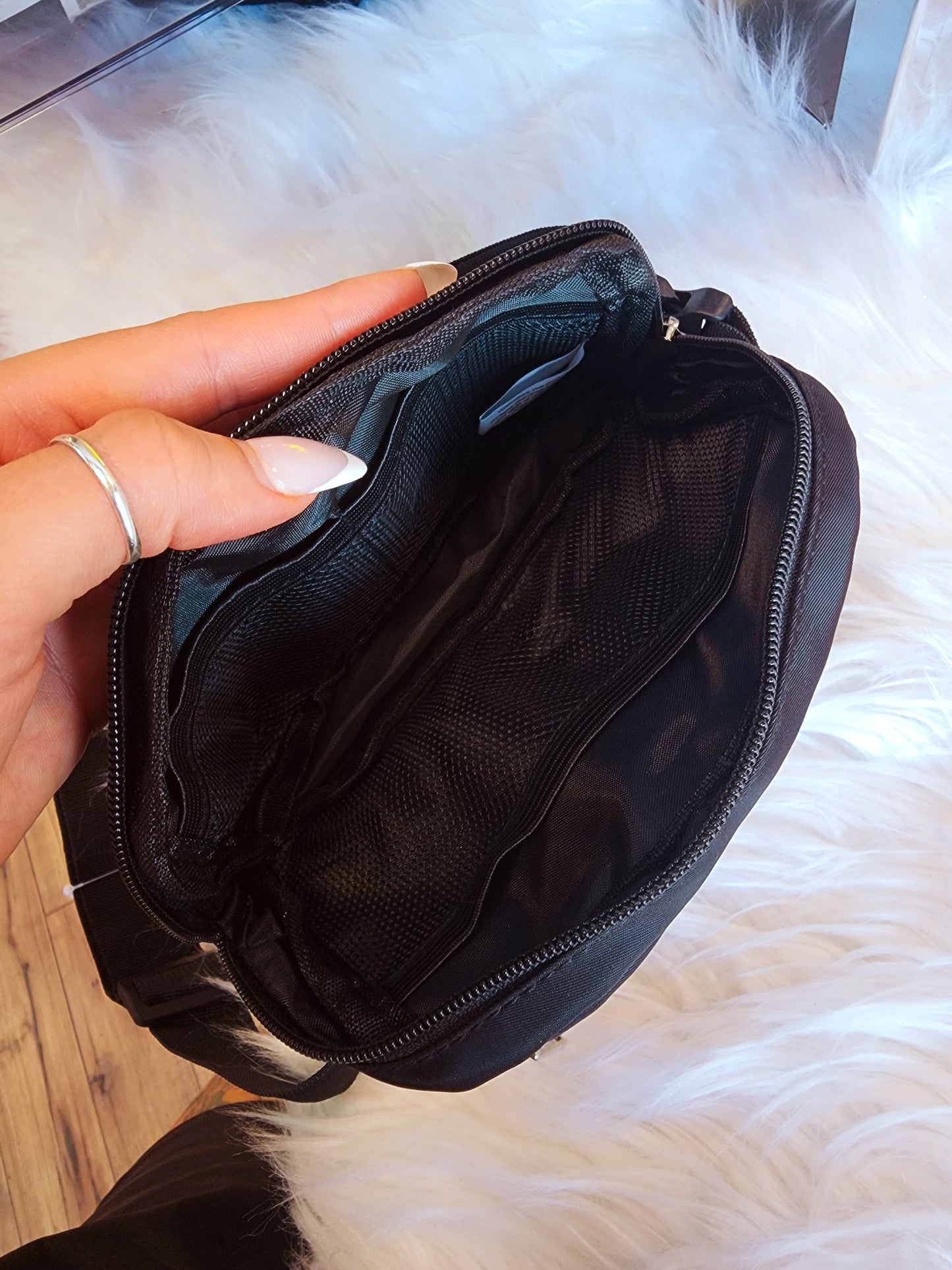 Black WKND In Paris Belt Bag
