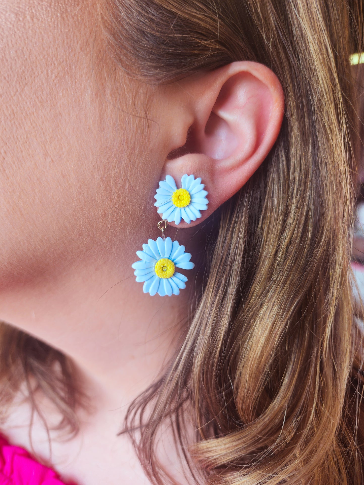 Daisy Flower Earrings