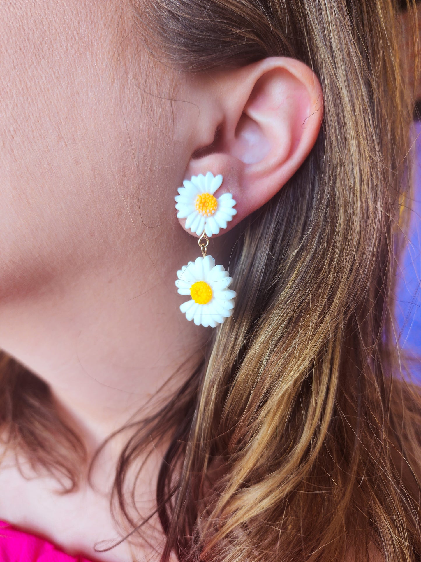 Daisy Flower Earrings