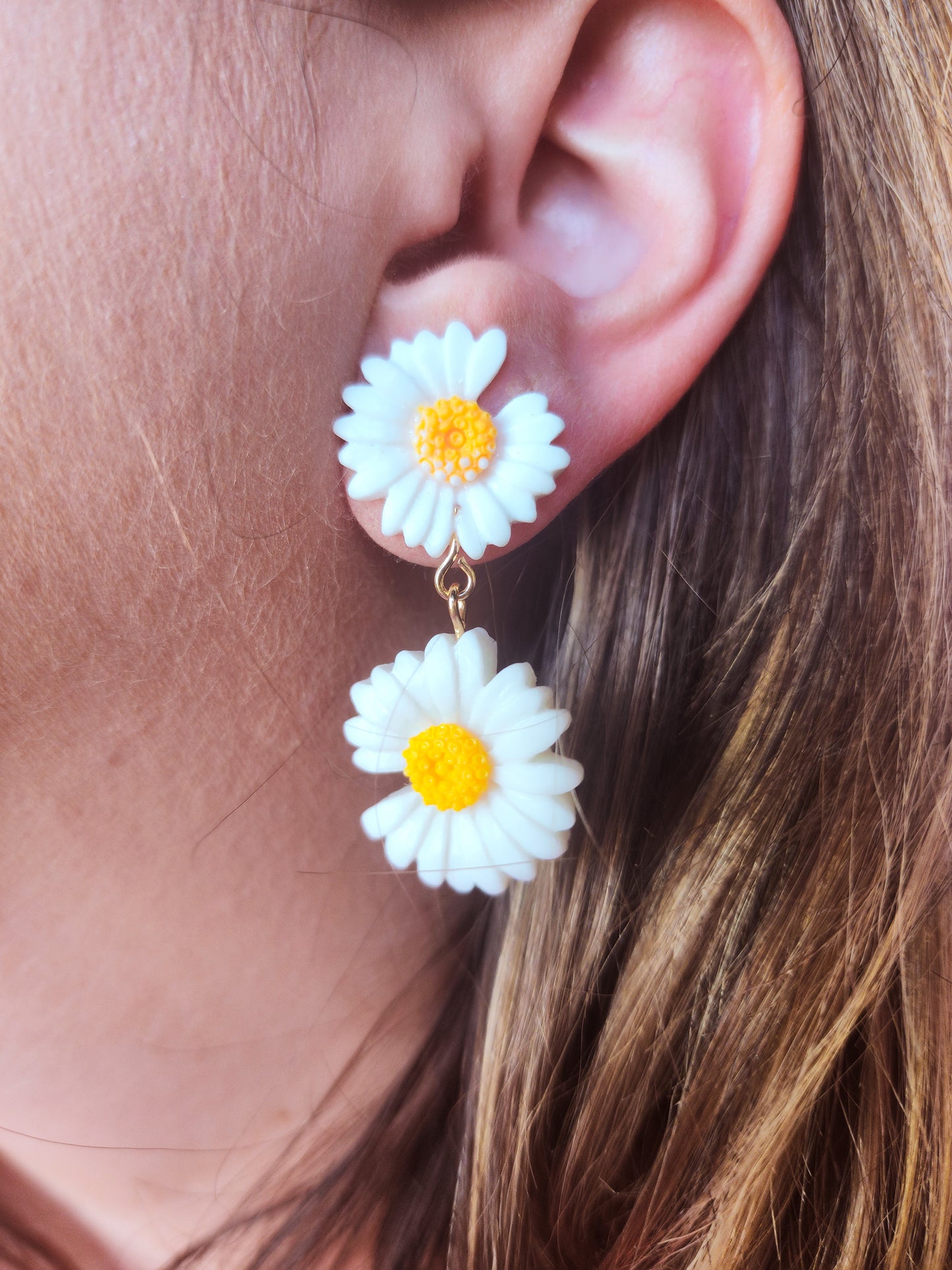 Daisy Flower Earrings