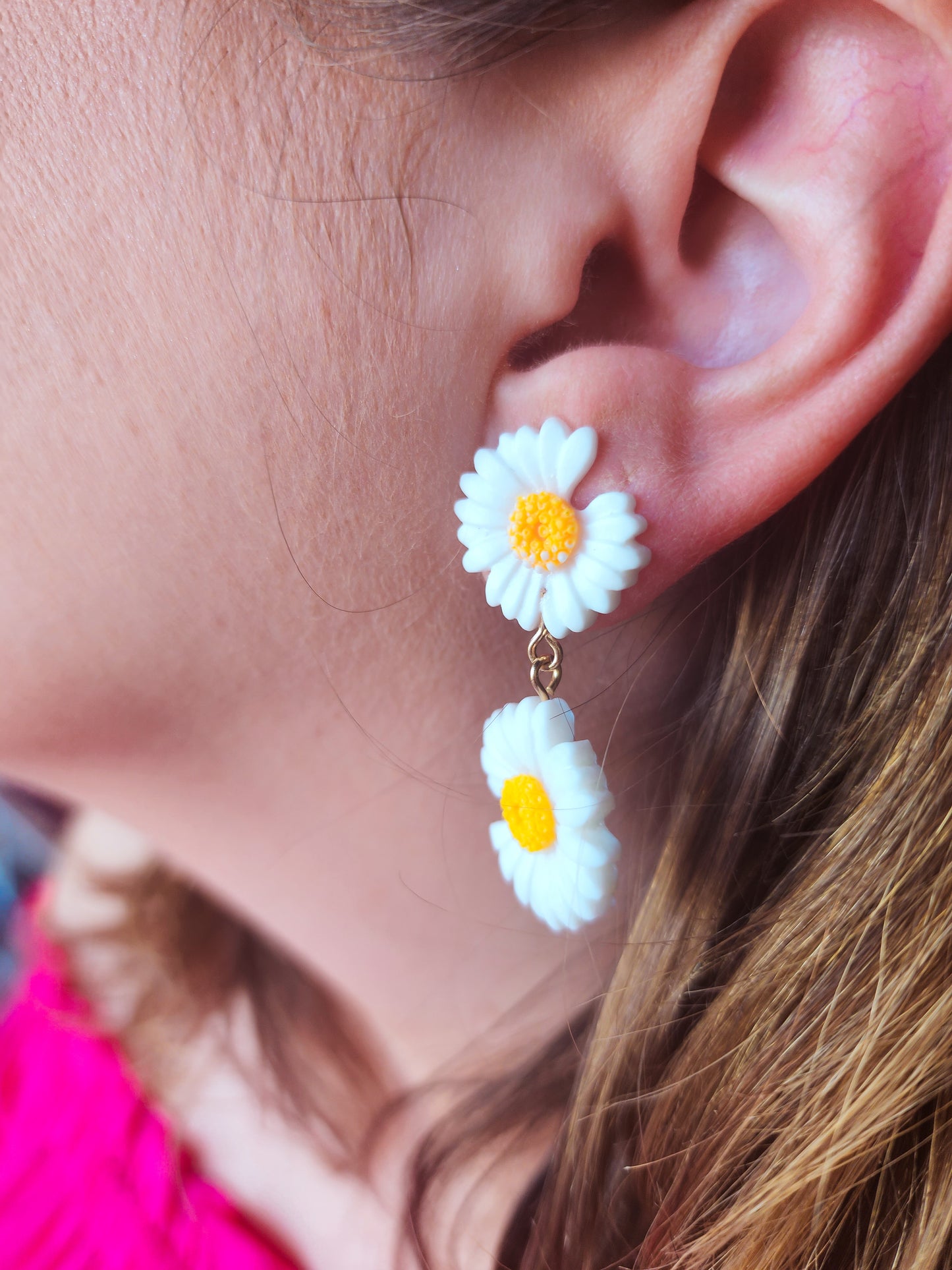 Daisy Flower Earrings