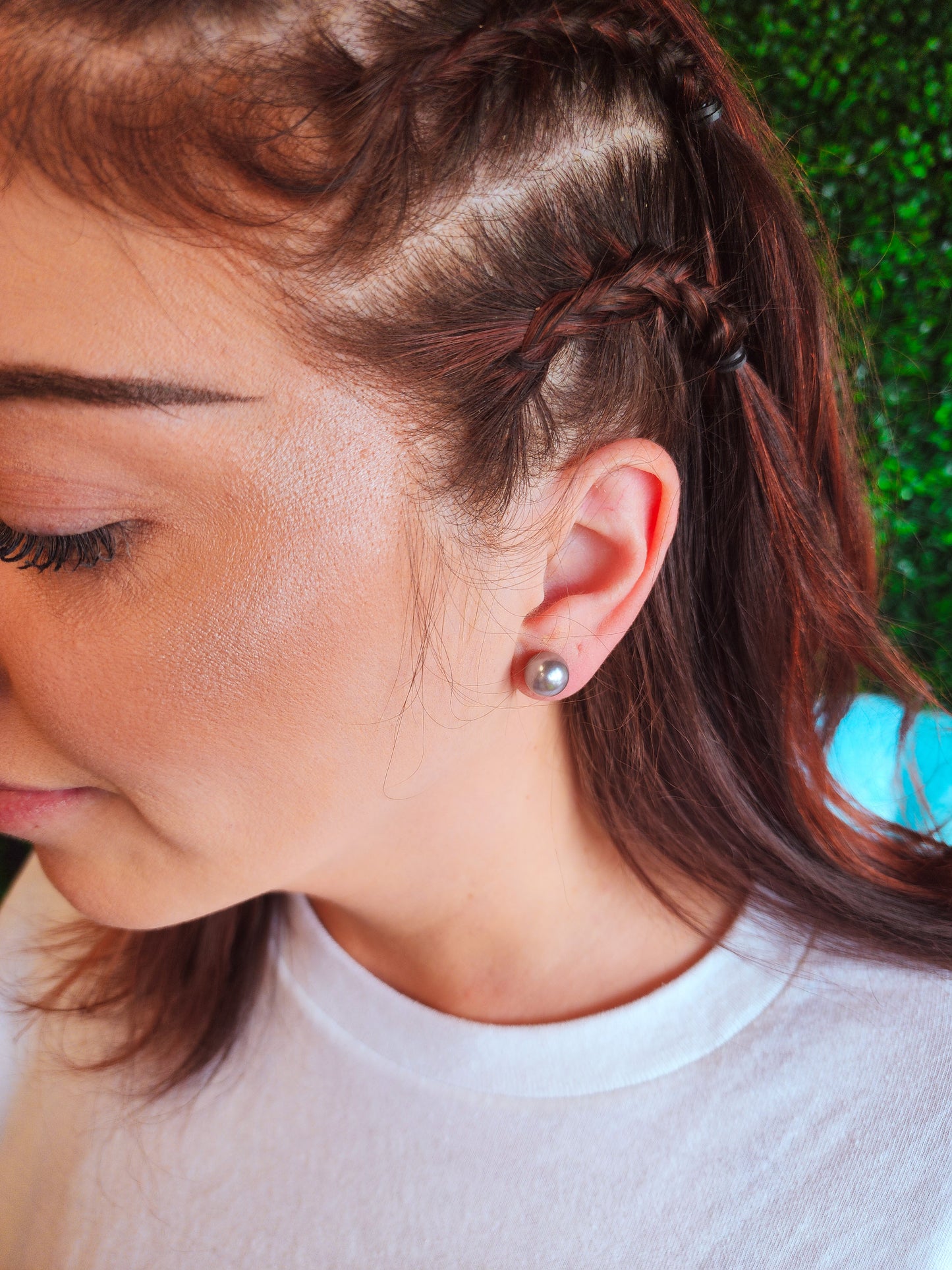 Silver Chroma Spheres Earrings