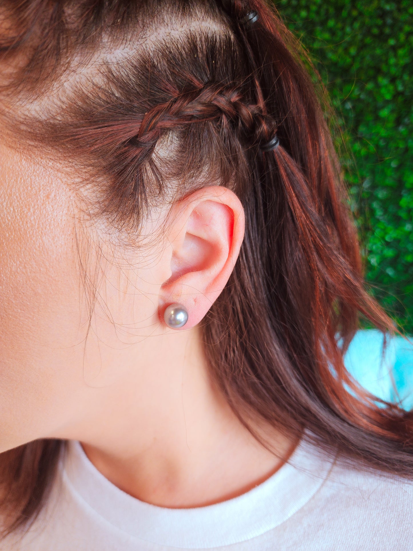 Silver Chroma Spheres Earrings