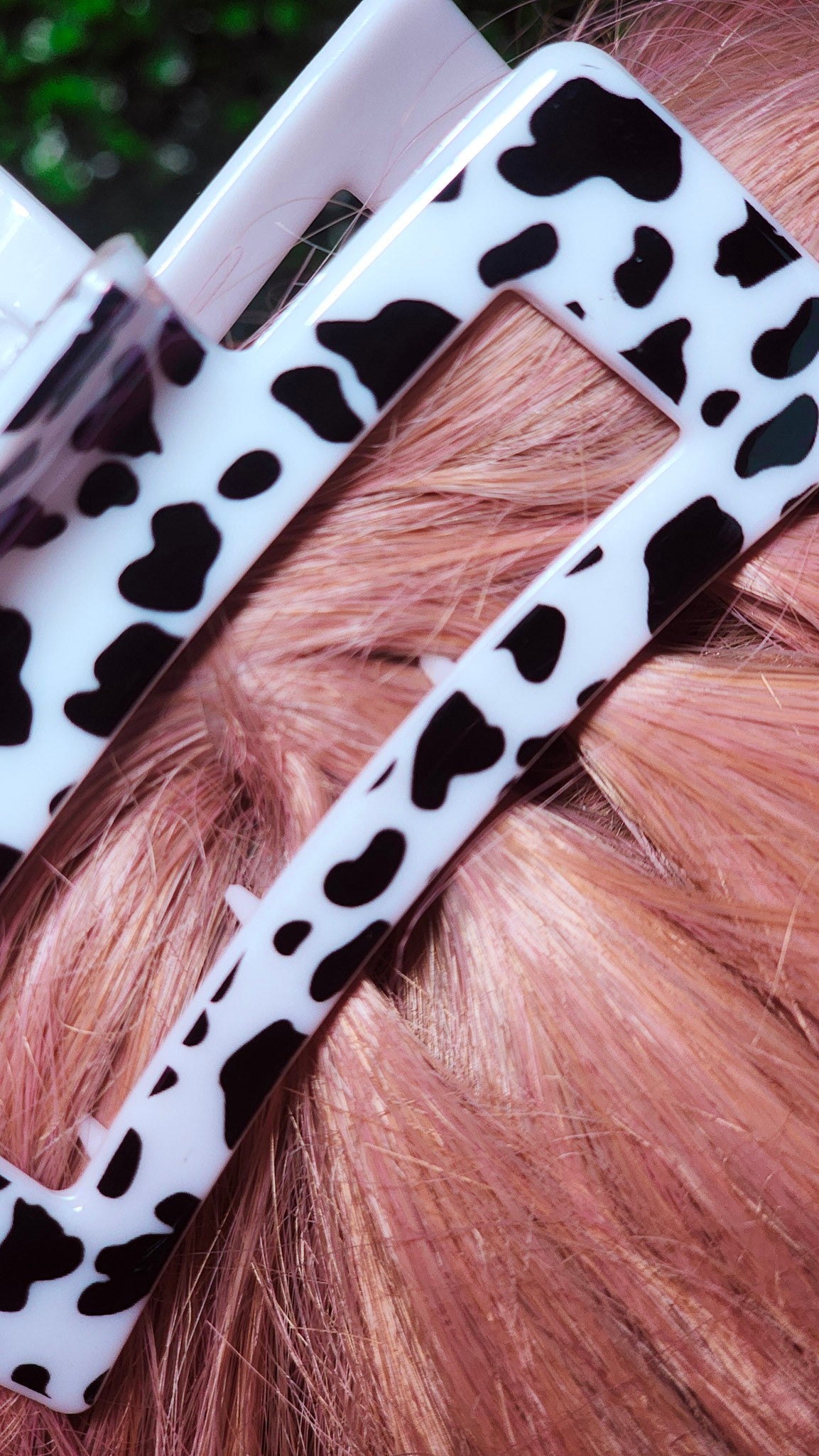 Cowprint Claw Clip