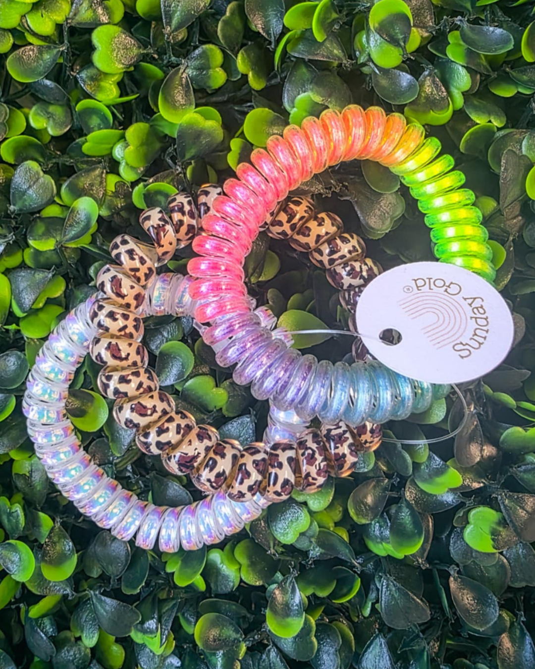 3Pack- Creaseless Spiral Hair Ties