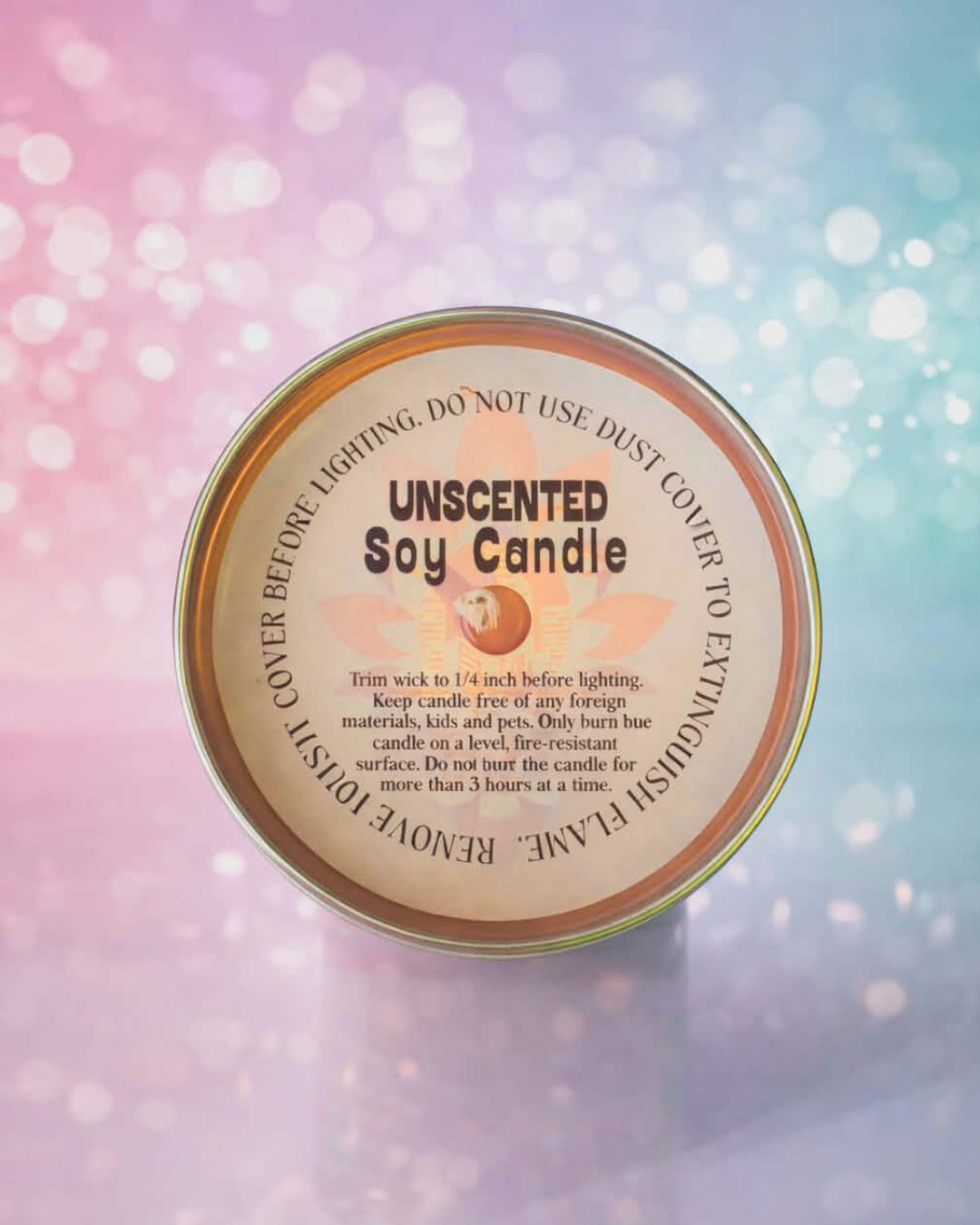 Juicy Peach Alani Energy Can Soy Candle Unscented