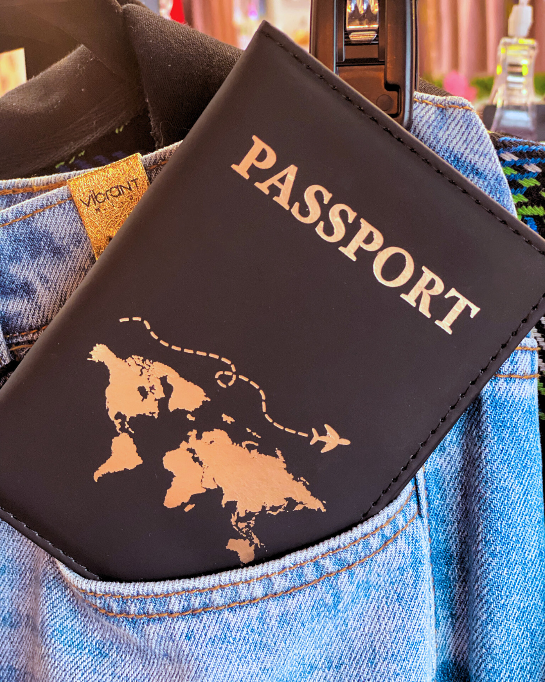 Black Matte Passport Cover