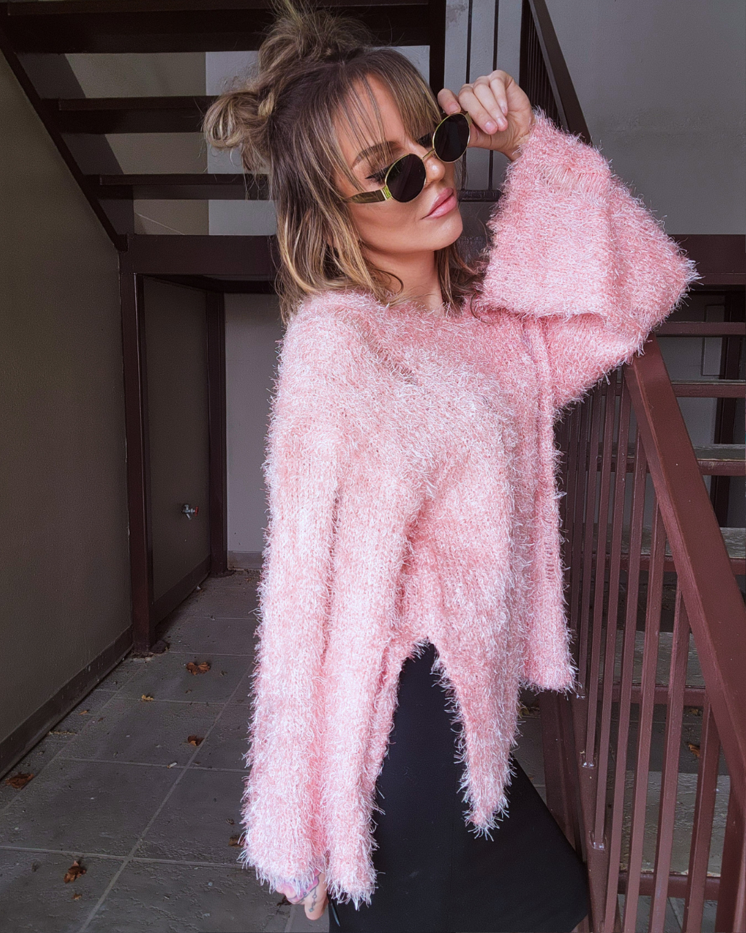Fuzzy Feels Oversized Sweater