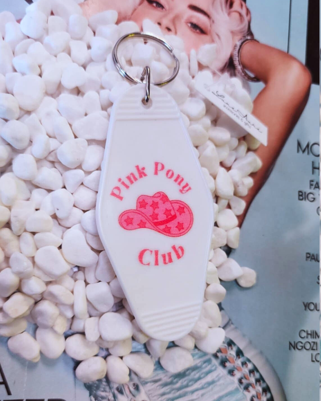 Pink Pony Club Keychain