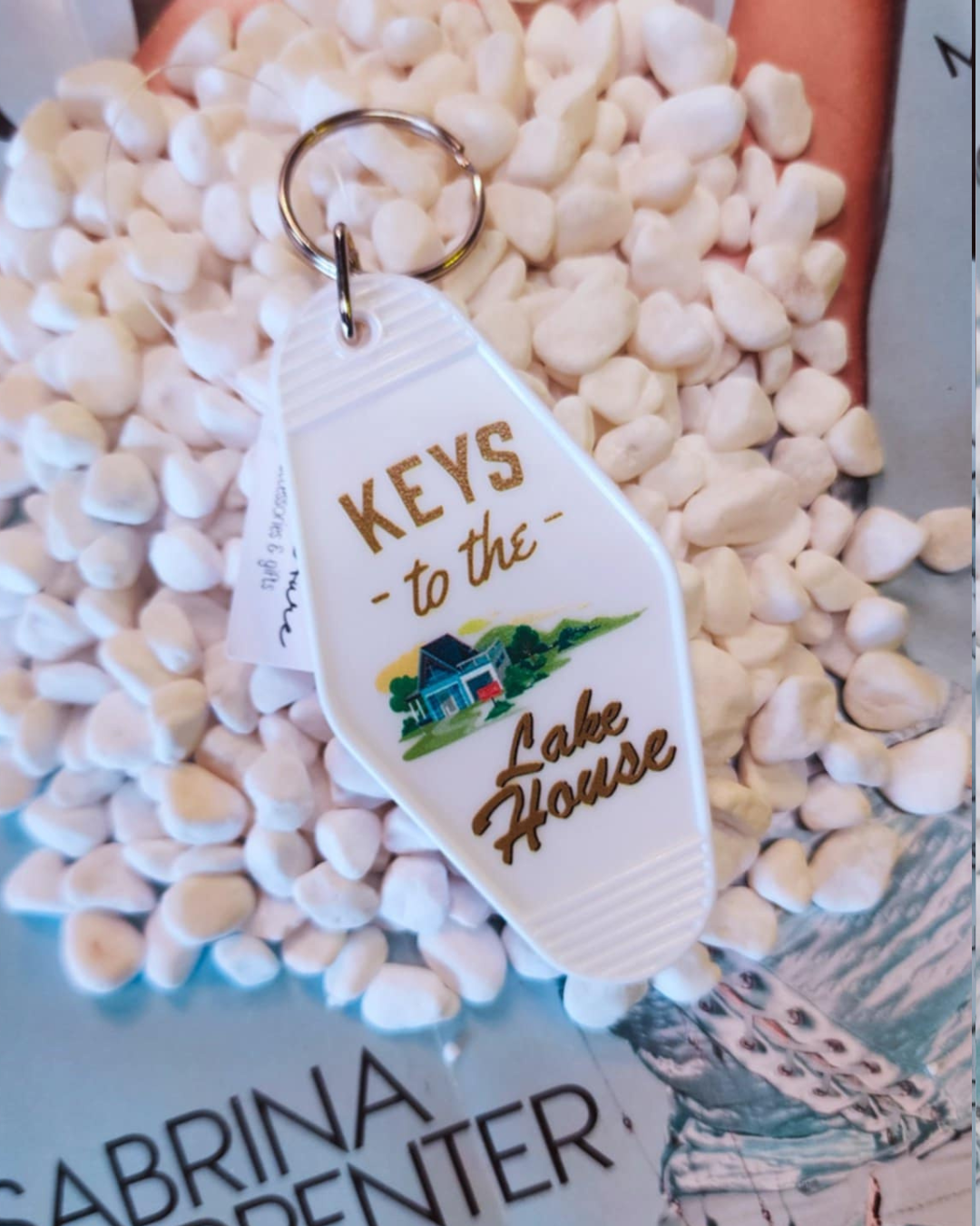 Keys to the Lake House Keychain