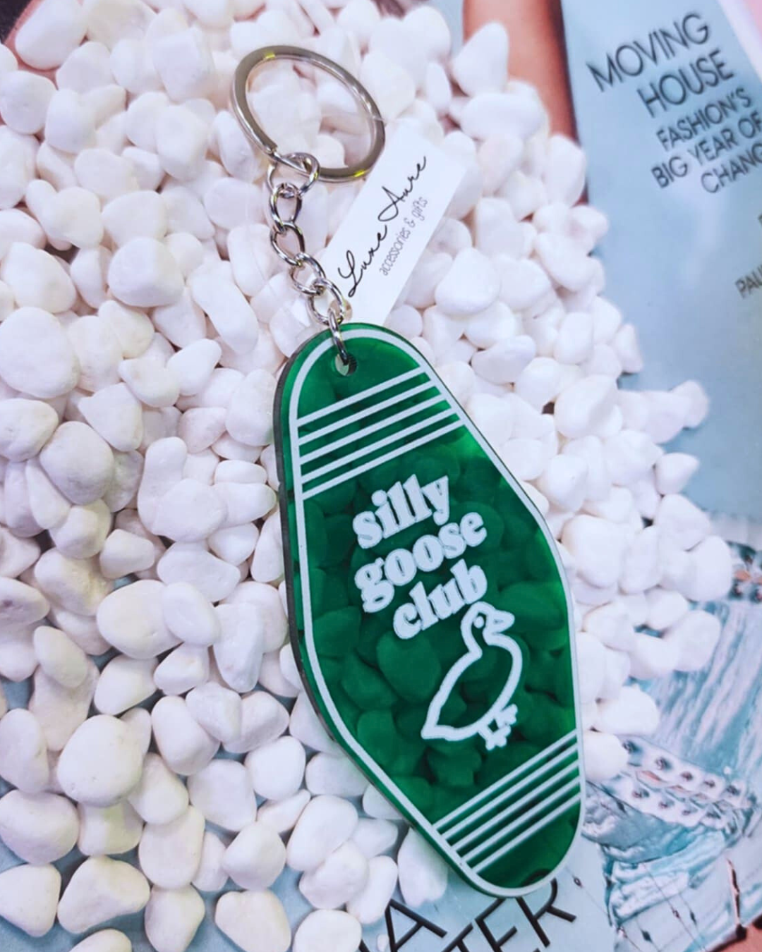 Silly Goose Club Keychain