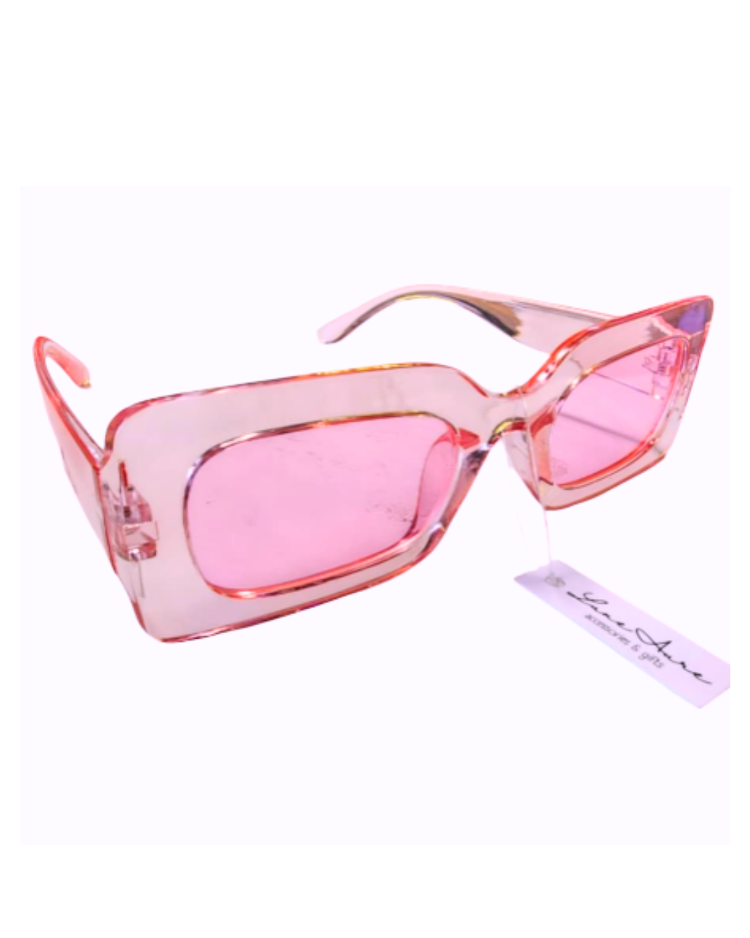 Sun Bound Translucent Light Pink Sunnies