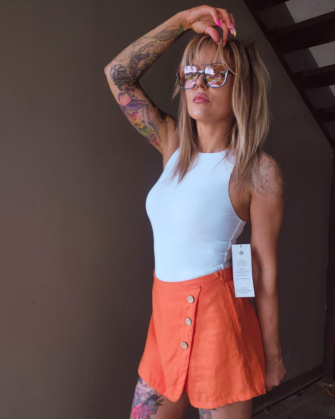 White 90s Dream Bodysuit