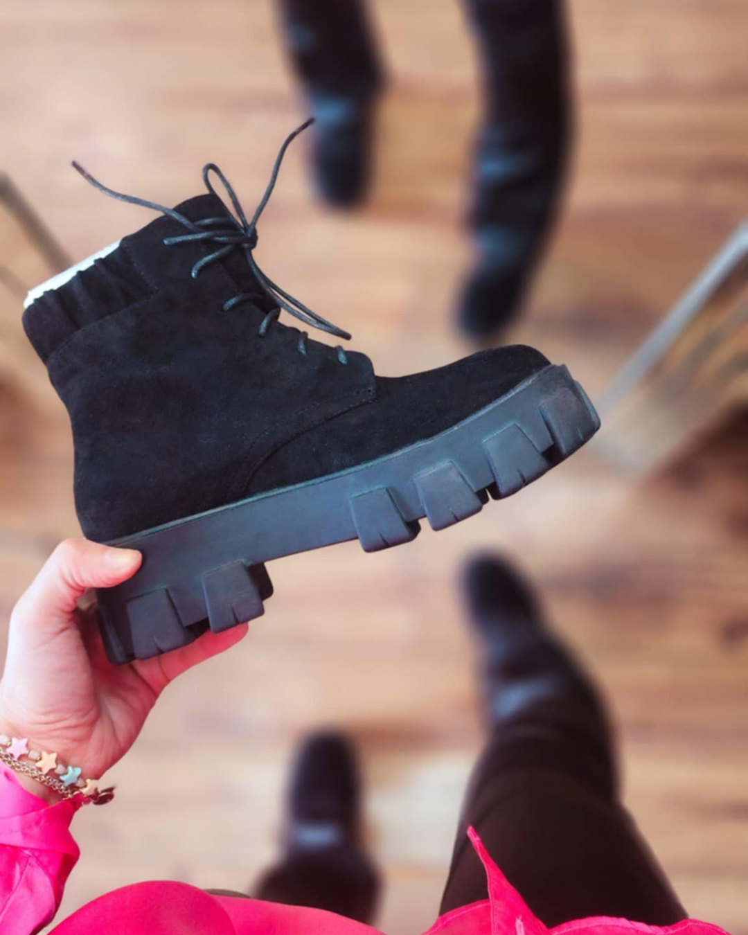 Back On My Feet Combat Boots