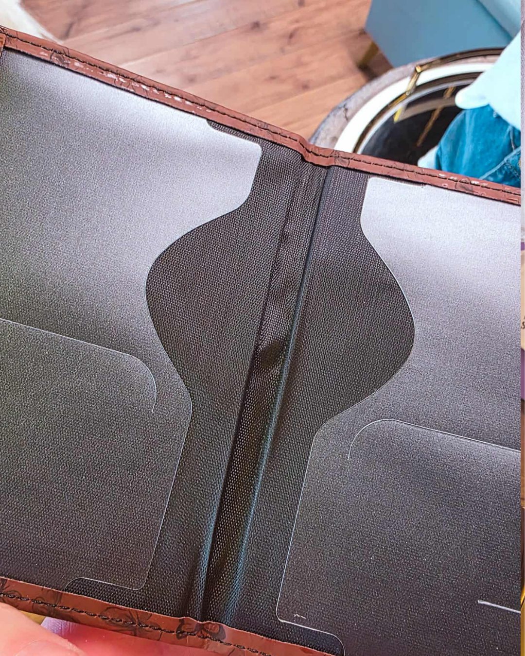 Brown Butterfly Passport Cover