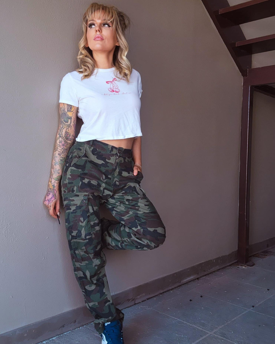 Camo Crush Cargo Pants