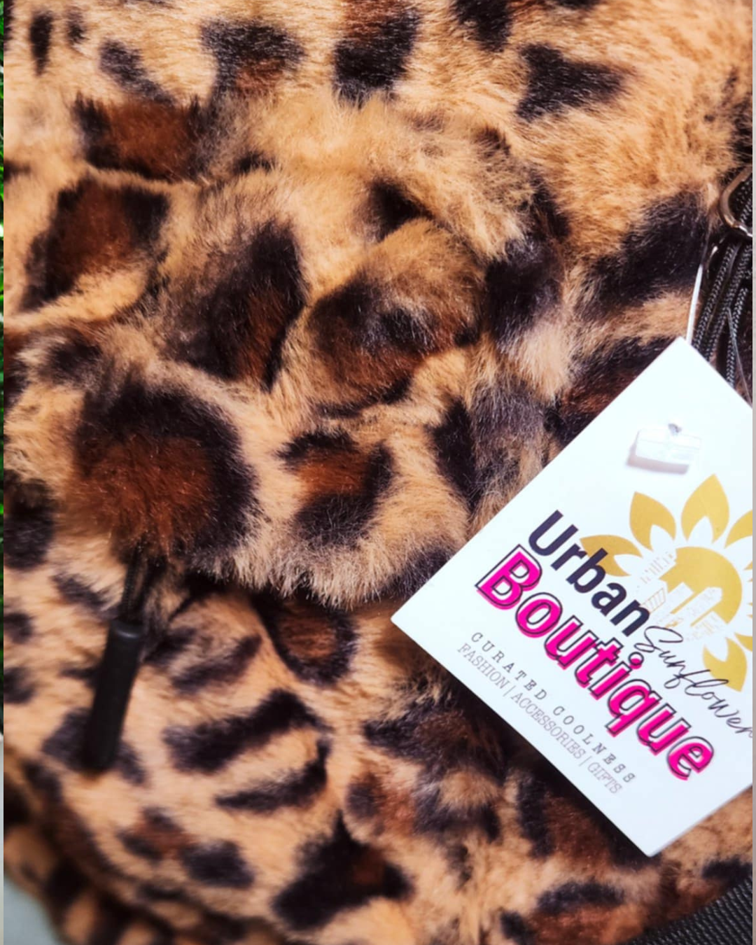 Fuzzy Cheetah Backpack
