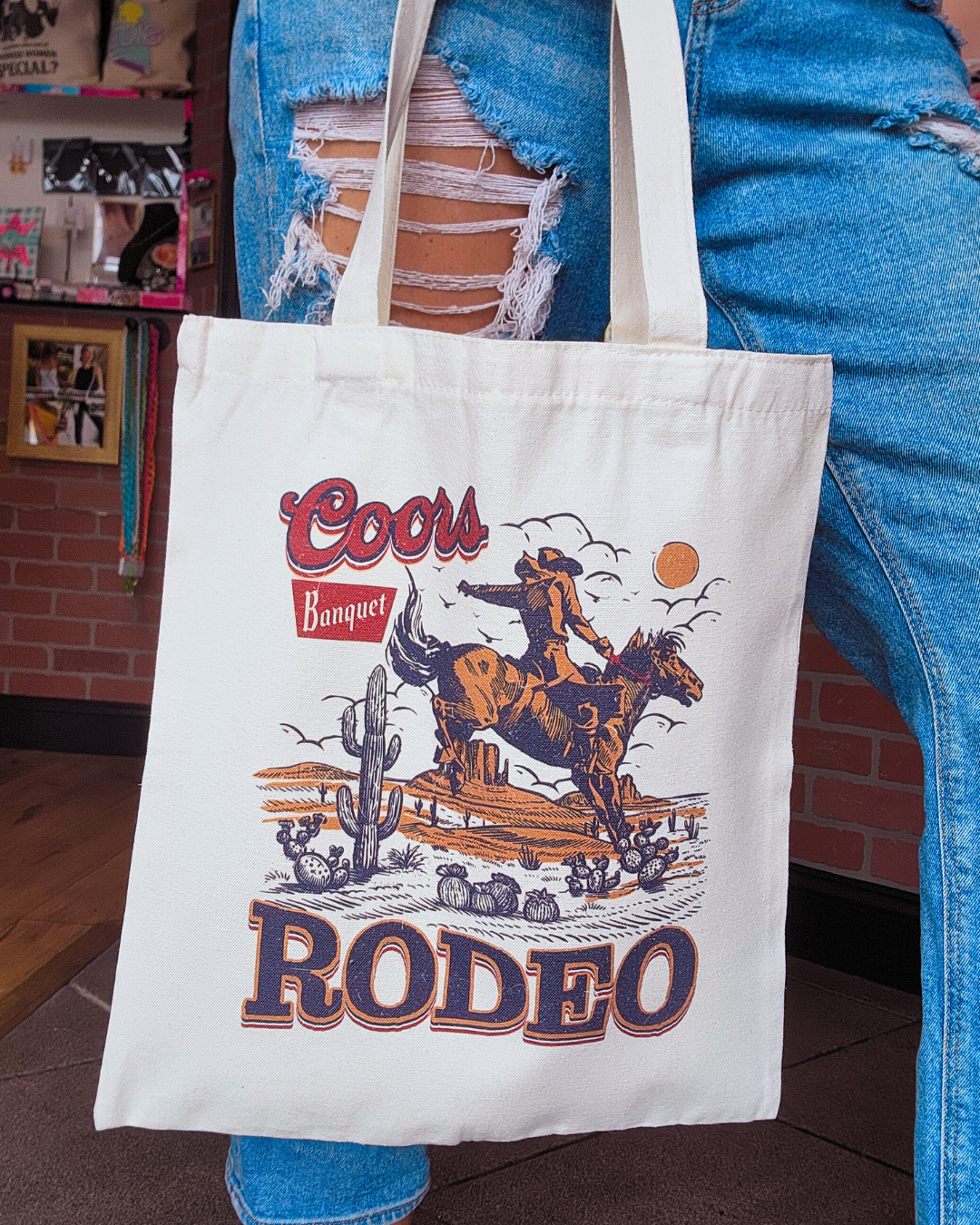 Coors Rodeo Canvas Tote
