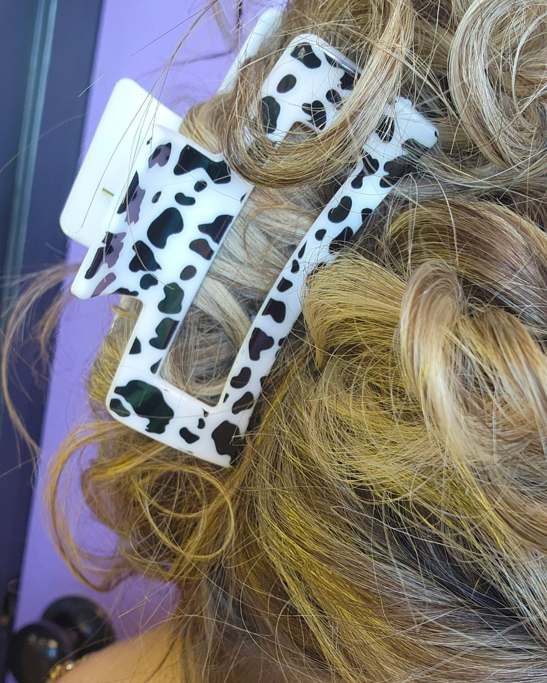 Cowprint Claw Clip