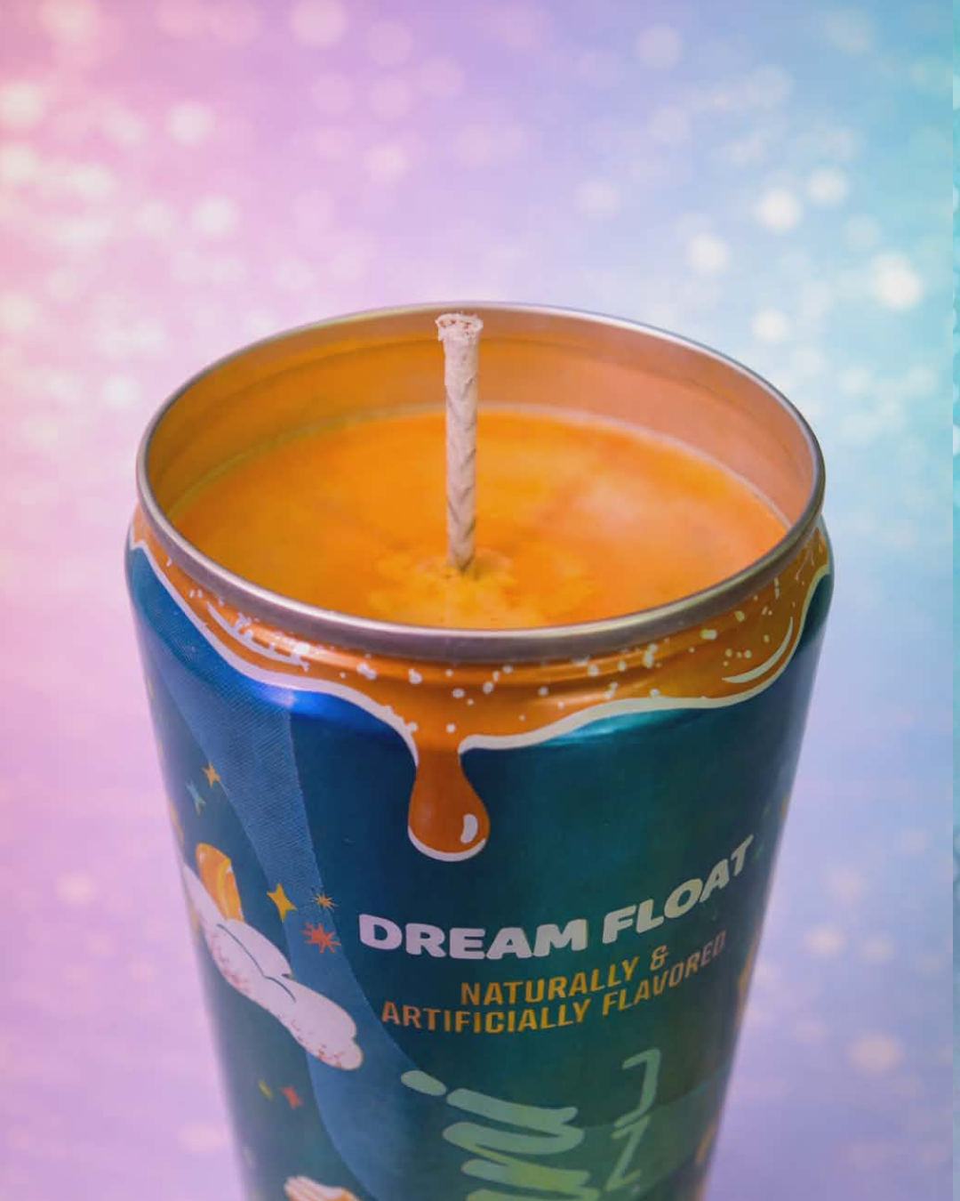 Dream Float Alani Energy Can Unscented Soy Candle