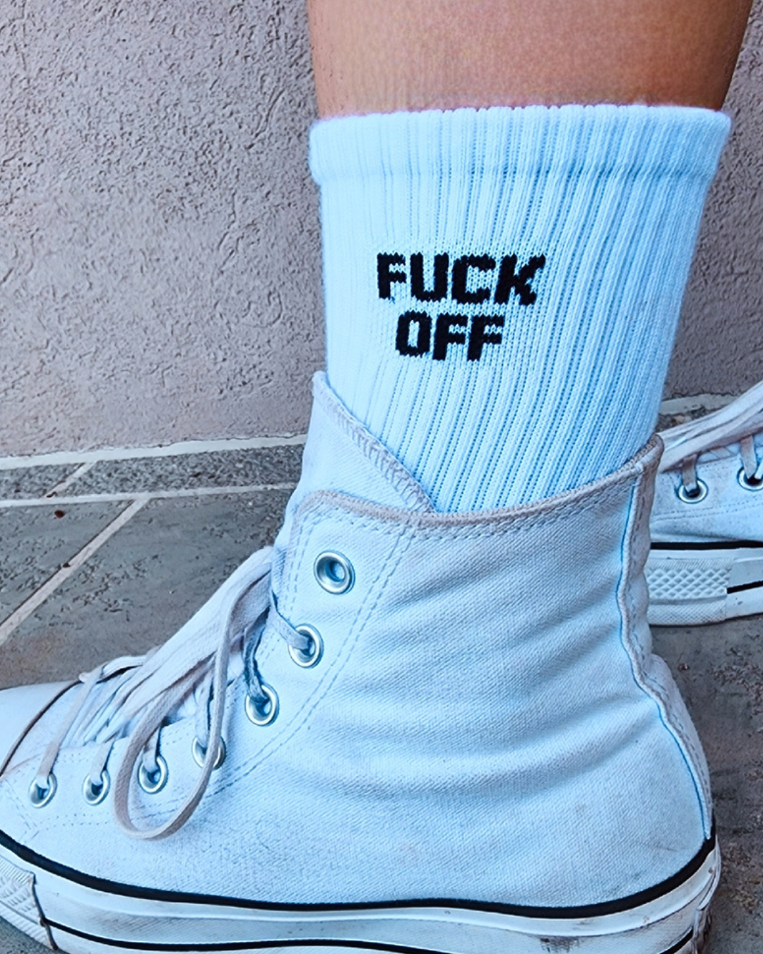 Eff Off High-top Socks