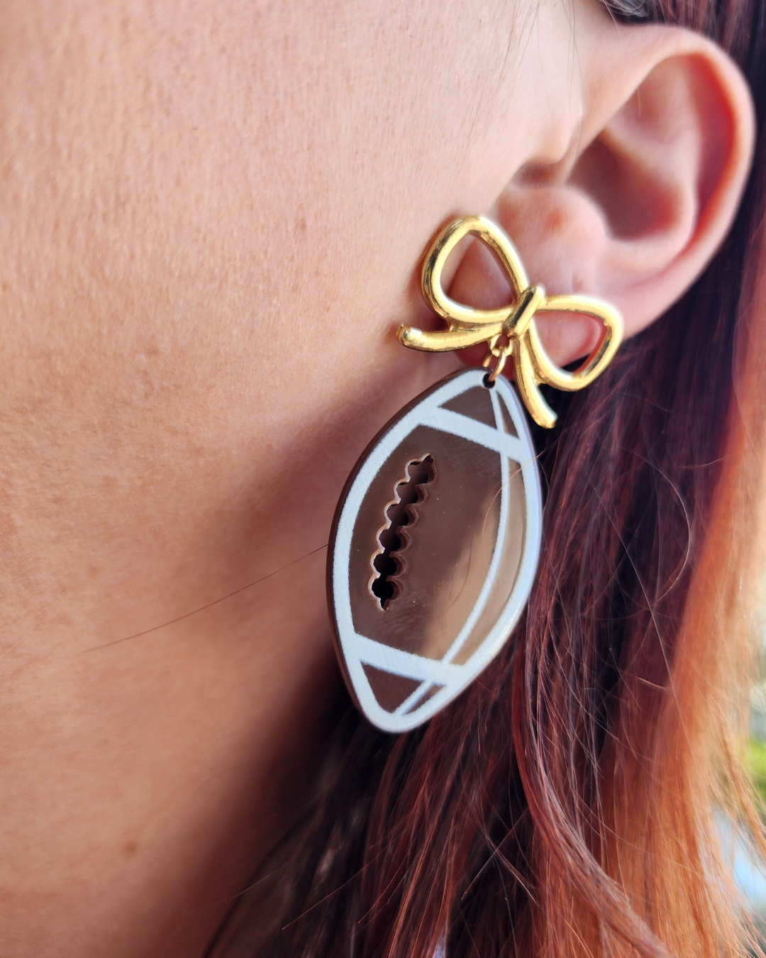 Touchdown Bow Earrings