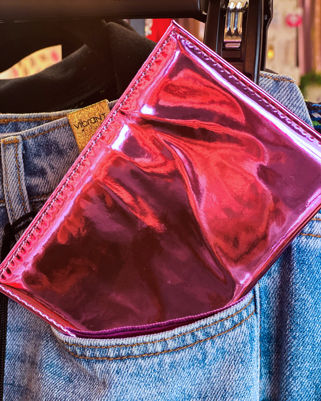 Fushia Chrome Passport Cover