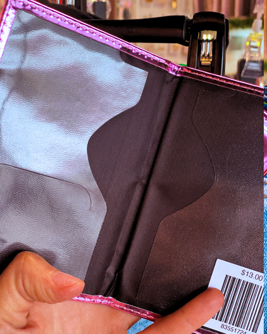Fushia Chrome Passport Cover