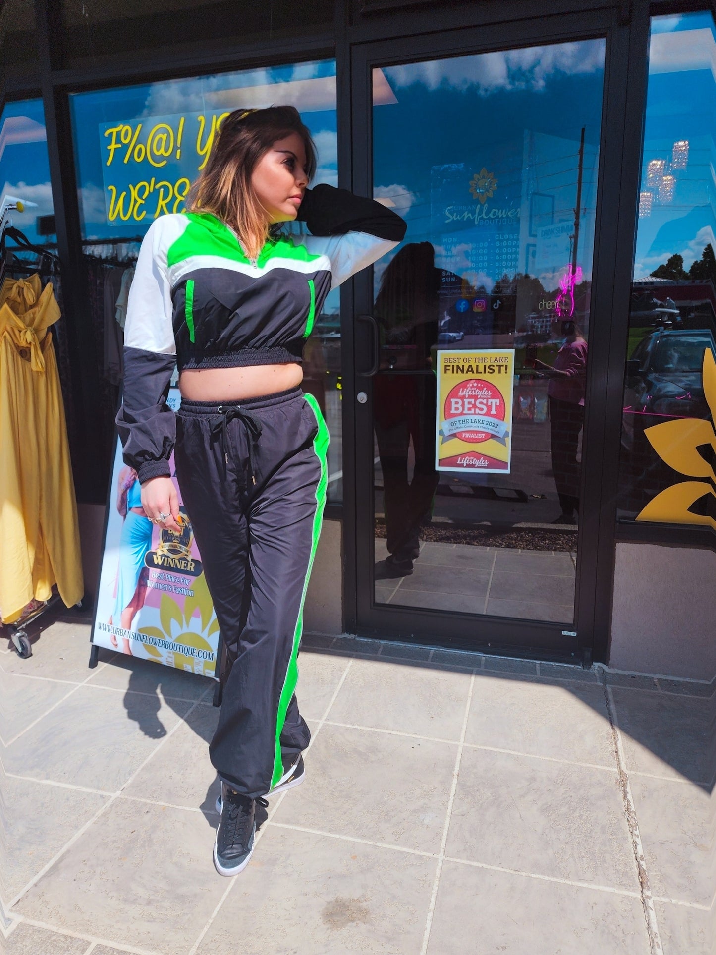 Same But Different Windbreaker Top