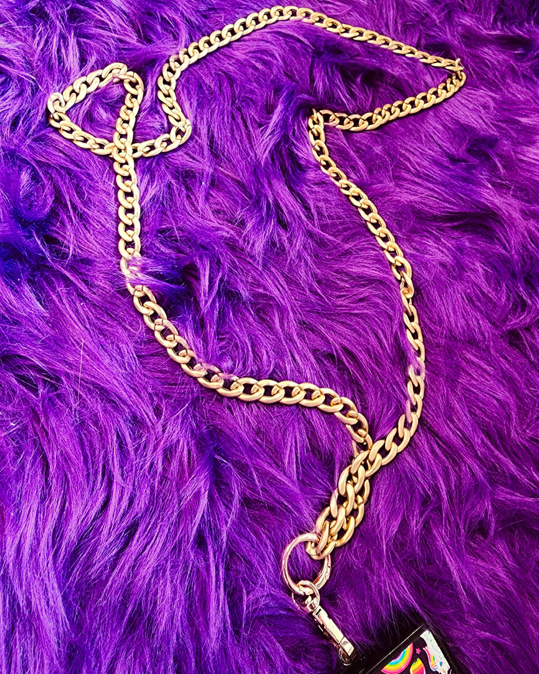 Gold Crossbody Cellphone Chain