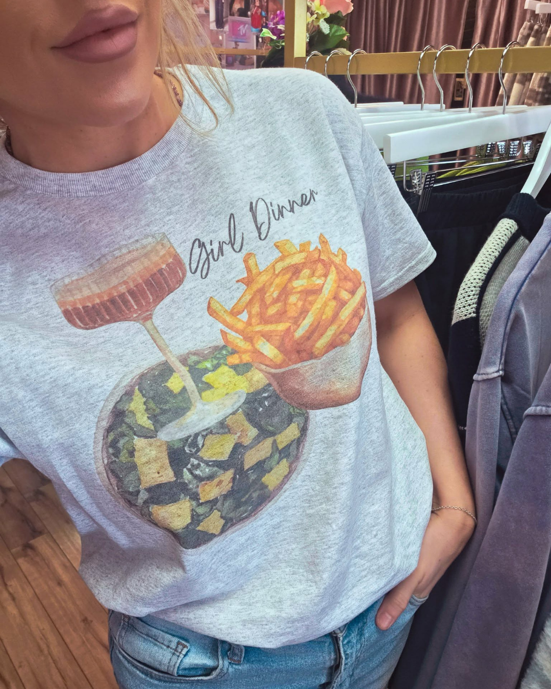 Girl Dinner Graphic Tee