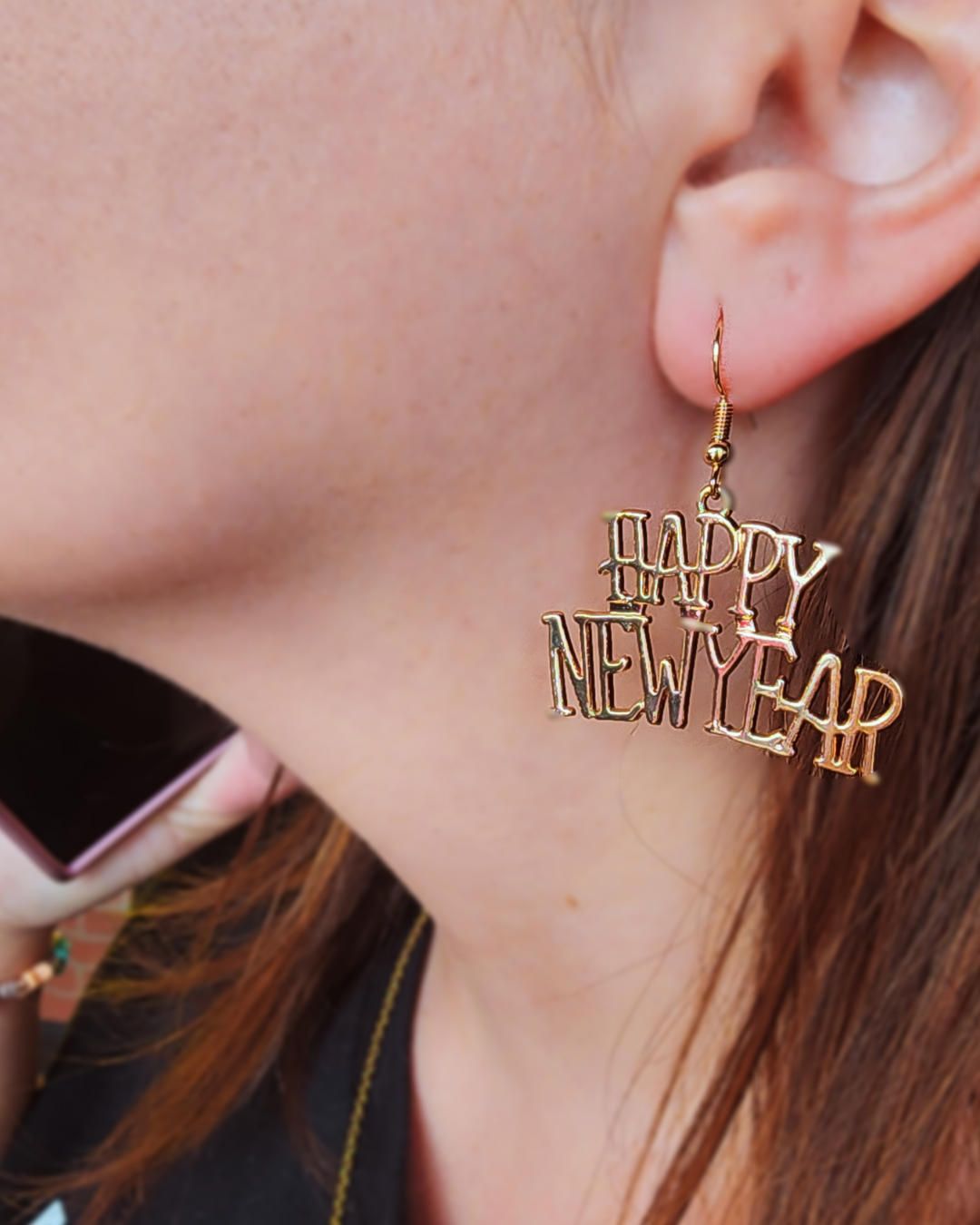 Happy New Year Earrings