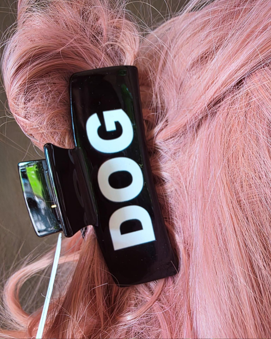 Dog Mom Hair Claw Clip