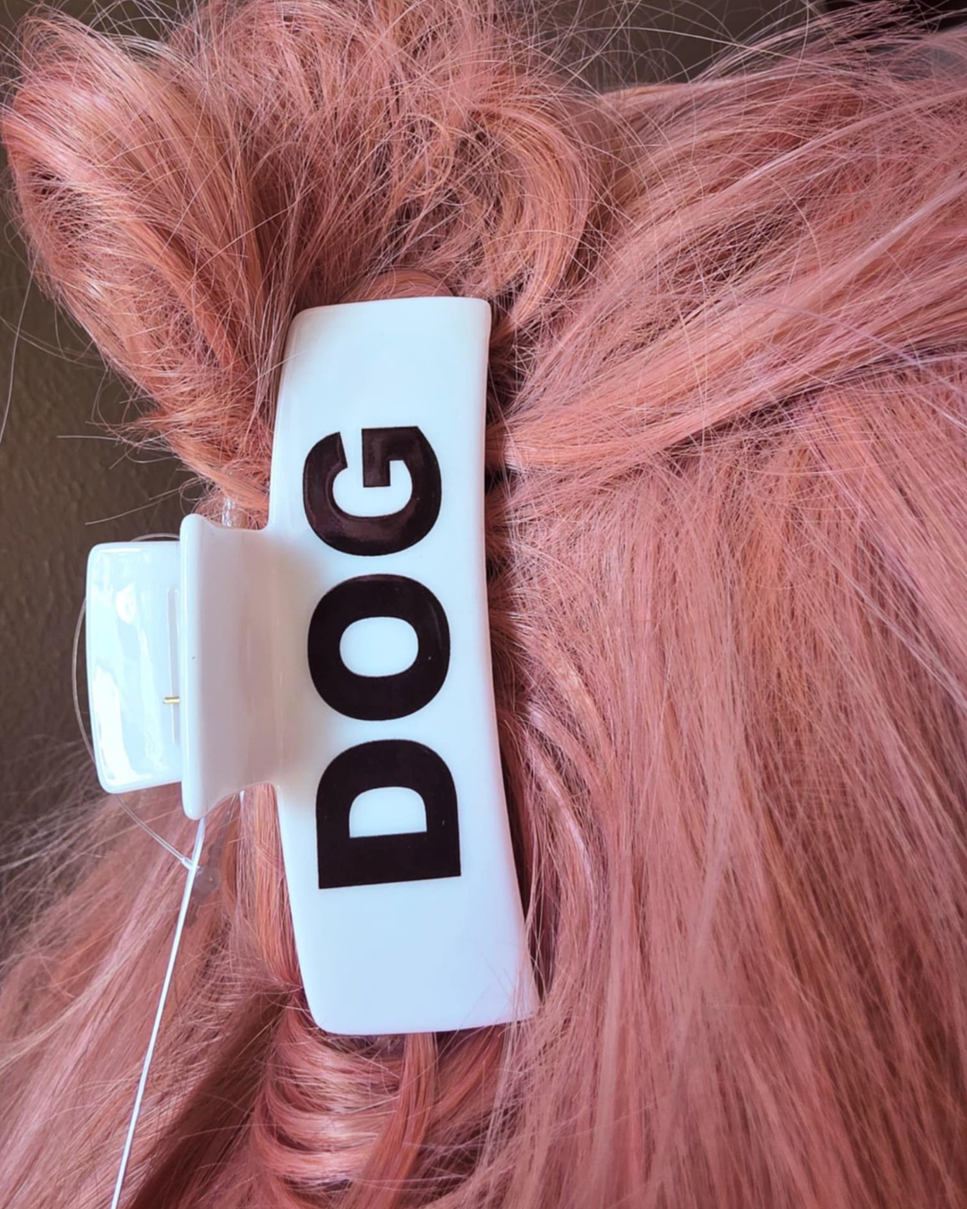 Dog Mom Hair Claw Clip