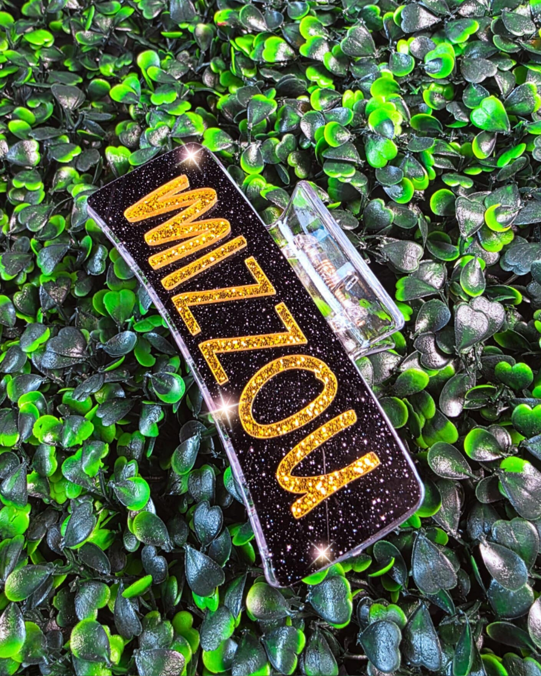 Large MIZZOU Glitter Claw Clip