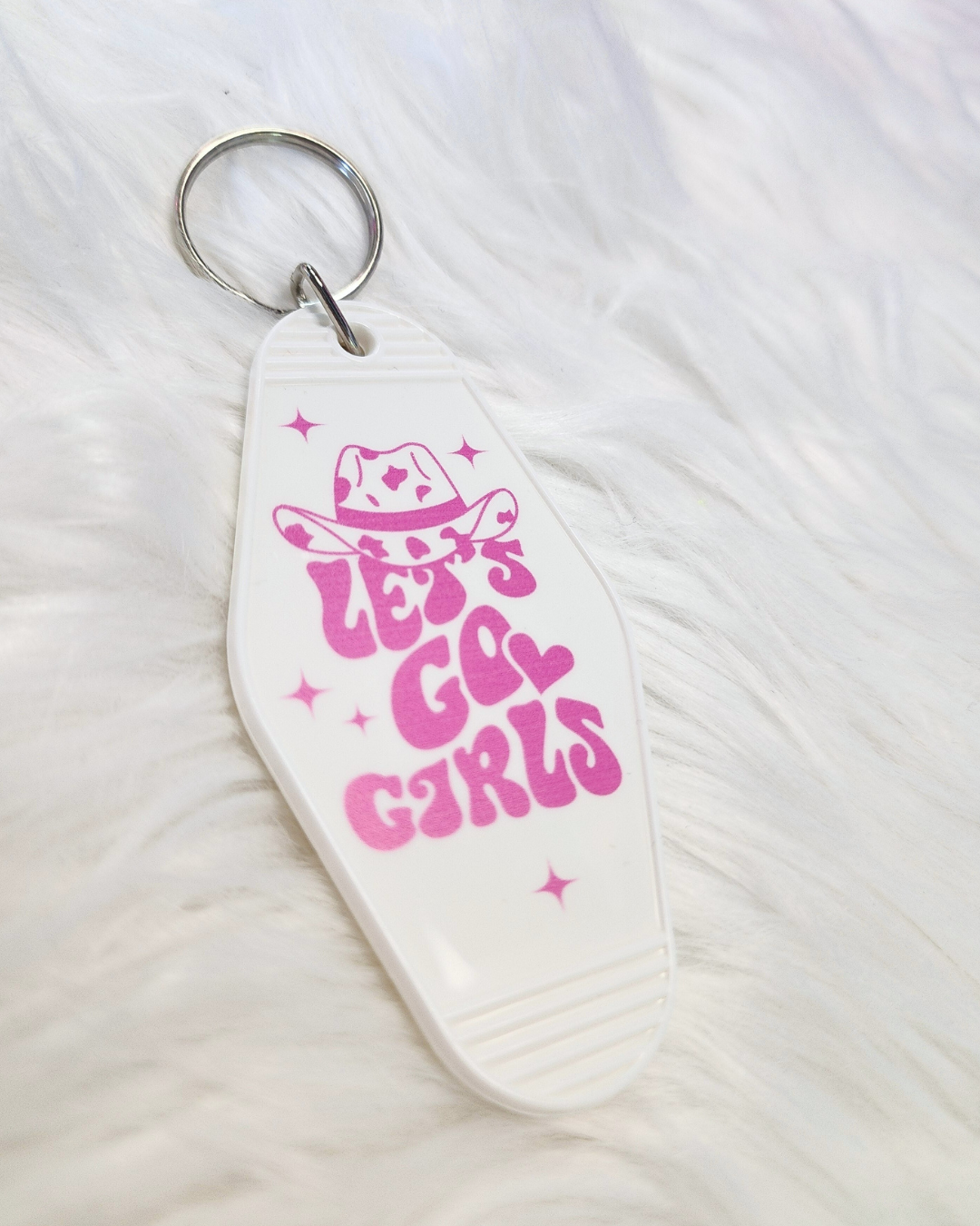 Let's Go Girls Keychain