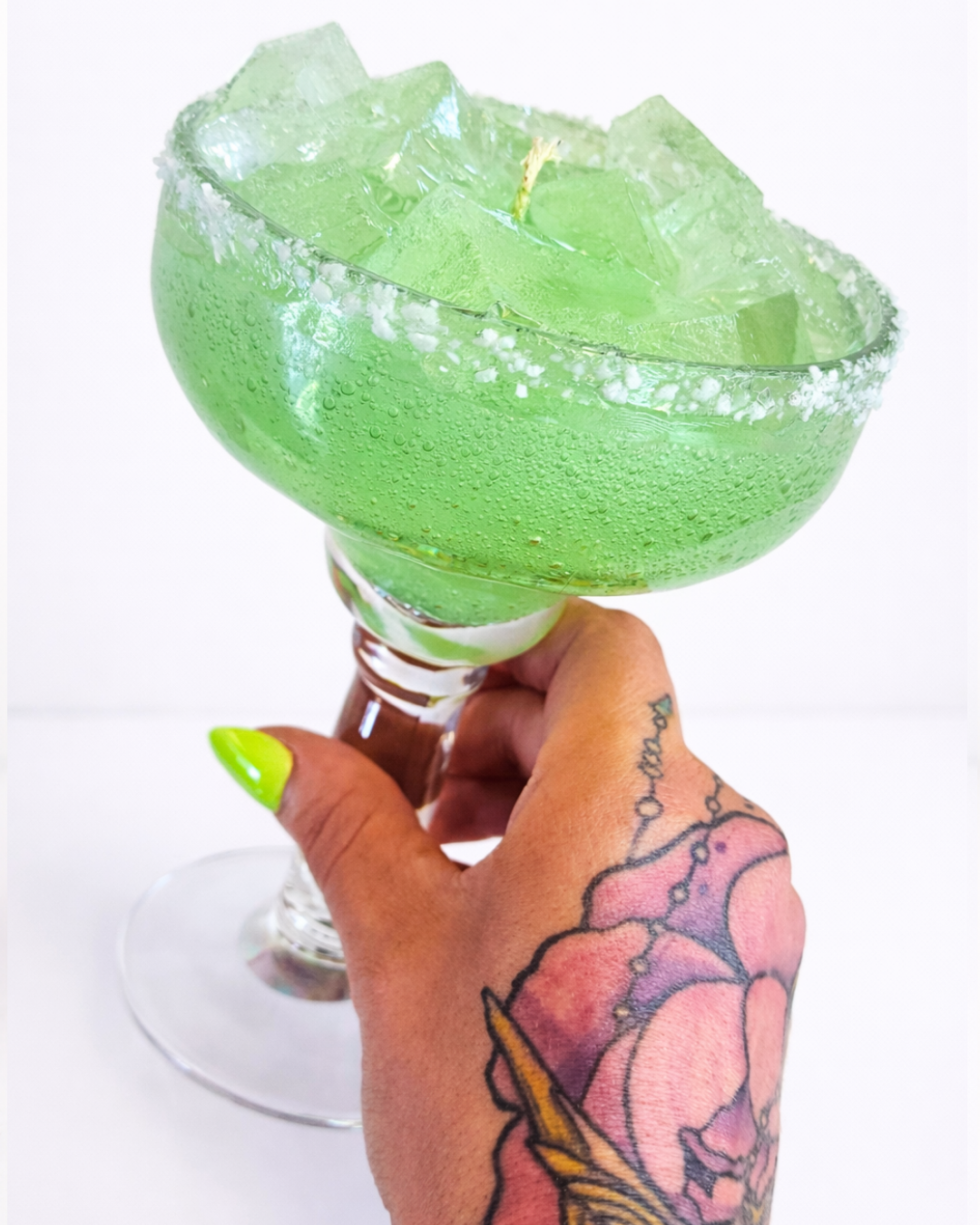 Cute Lime Margarita Jelly Candle