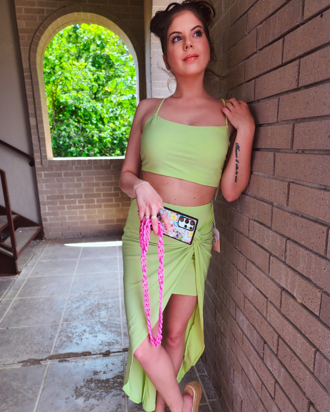 Lime Major Babe SKIRT