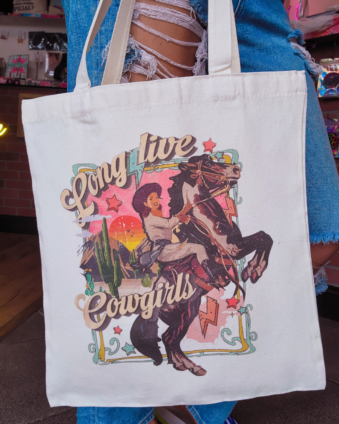 Long Live Cowgirls Tote
