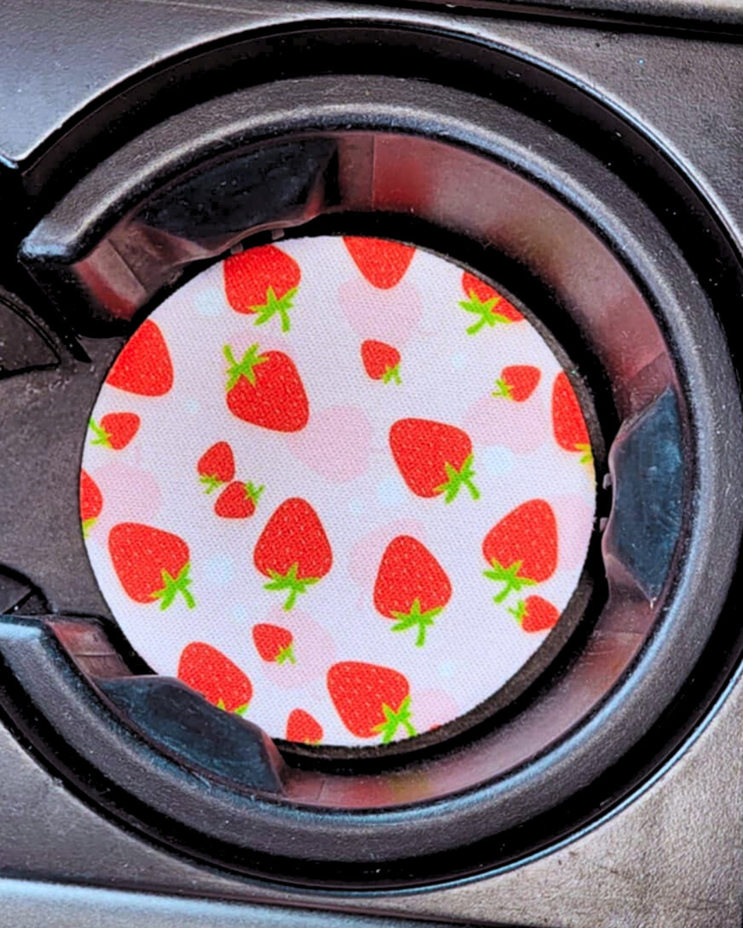 Strawberries Car Coaster