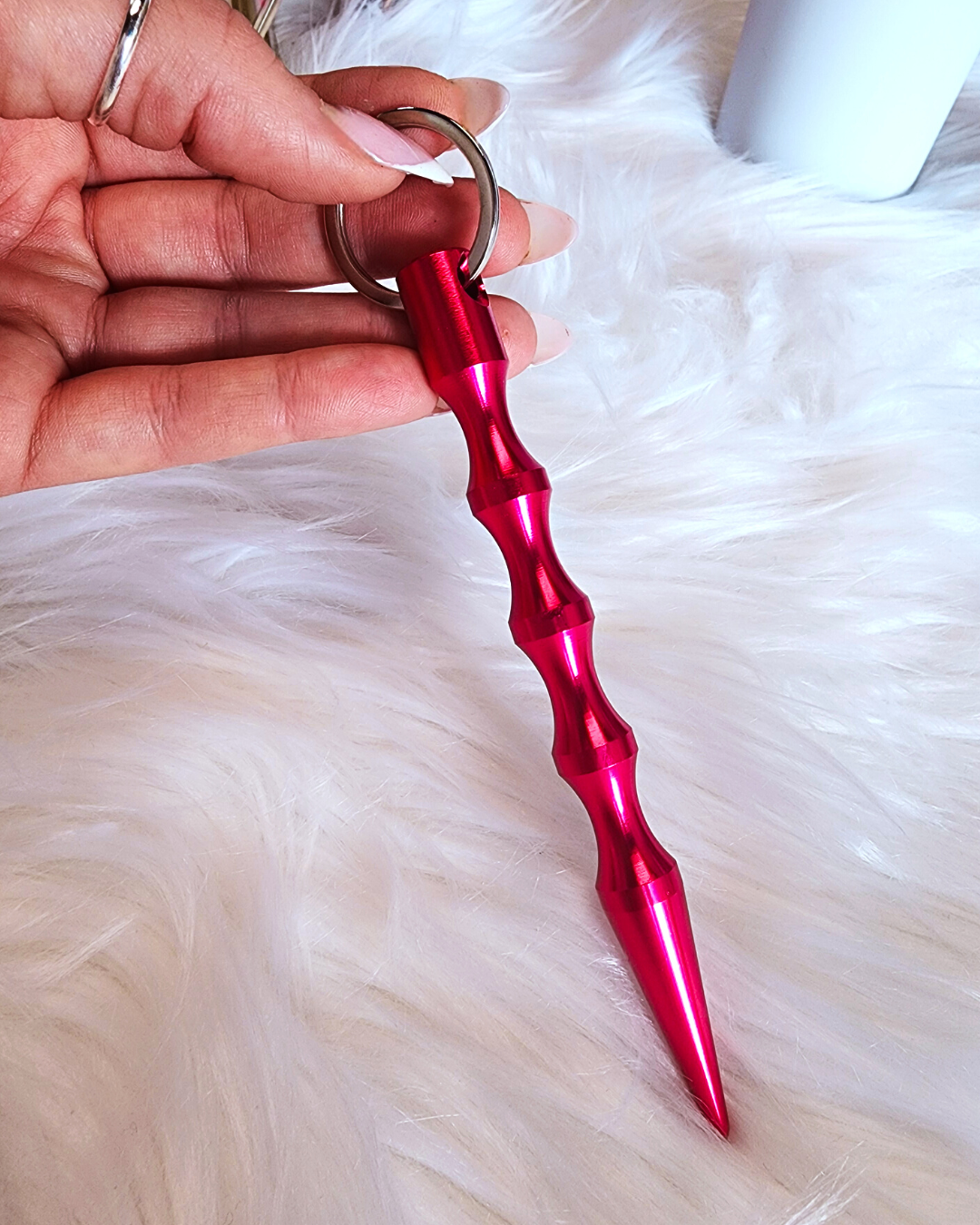 Pink Girly Self Defense Keychain