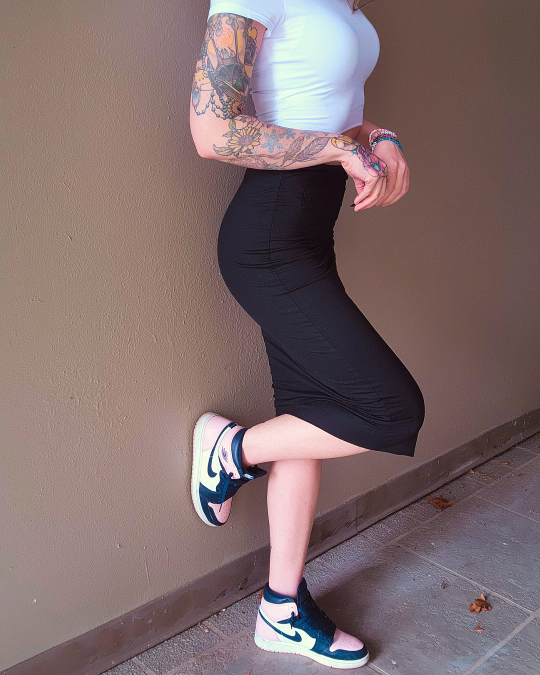 Need You Around Midi Pencil Skirt