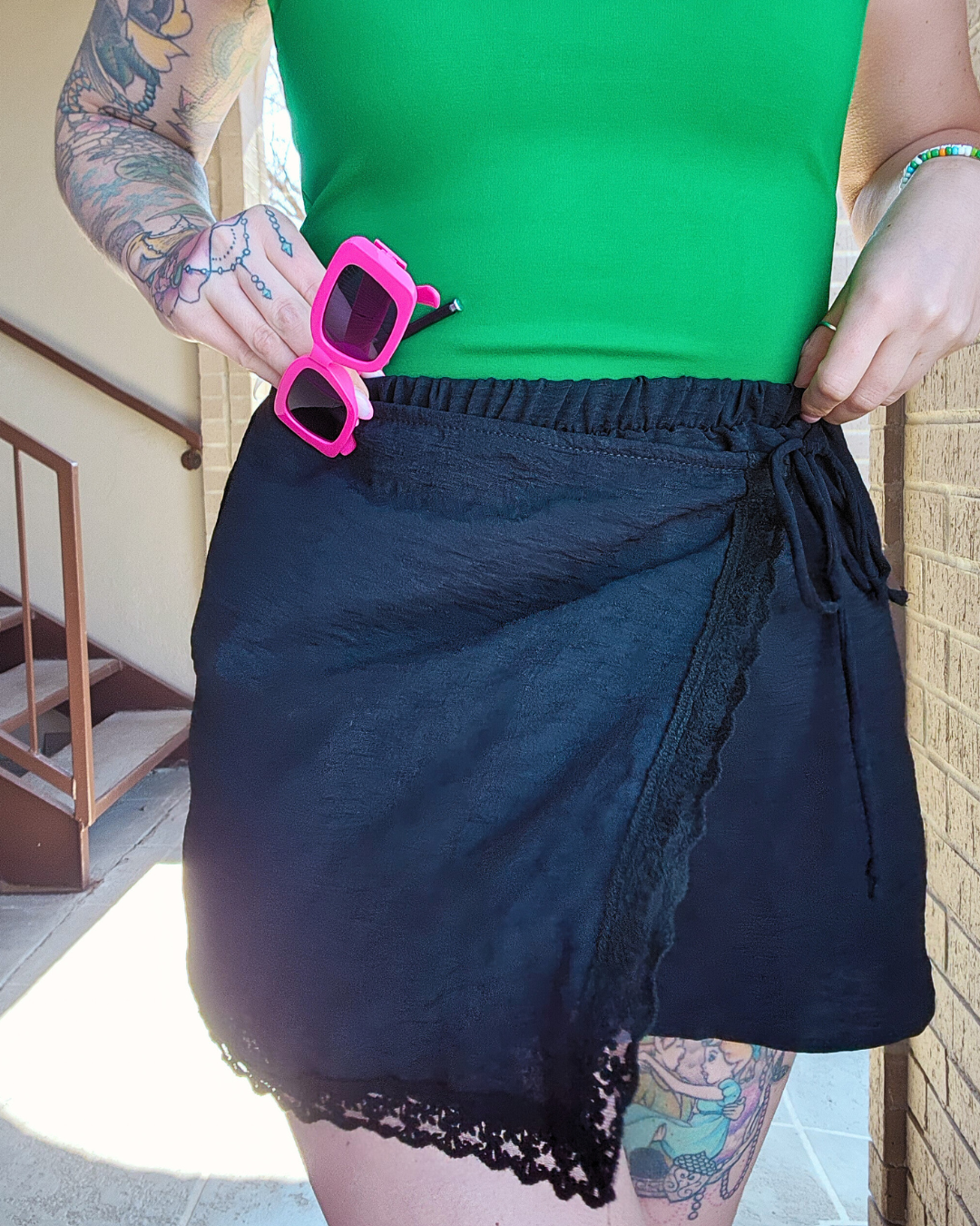 Dream Date Wrap Skort