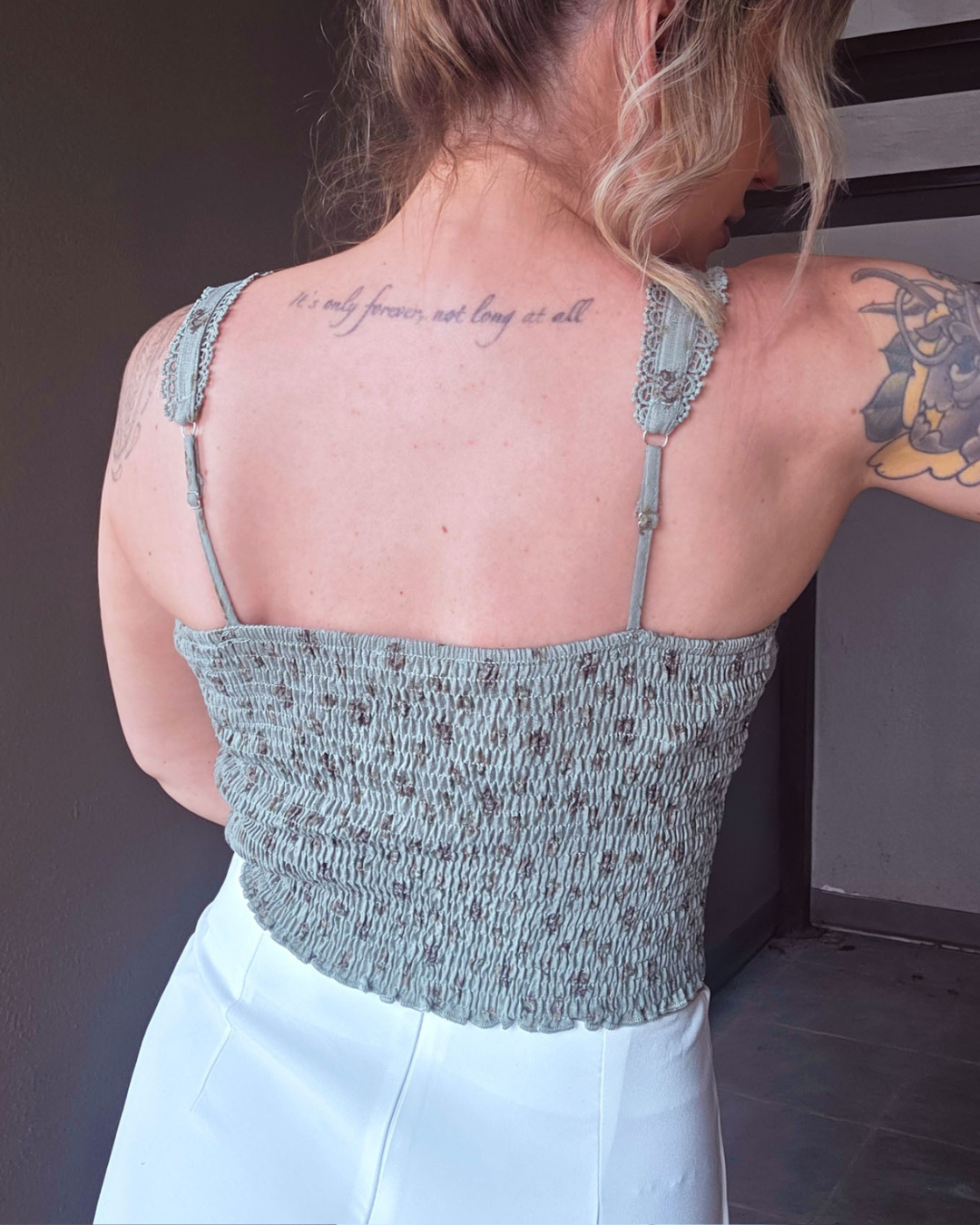 Sage Meadow Lace Top