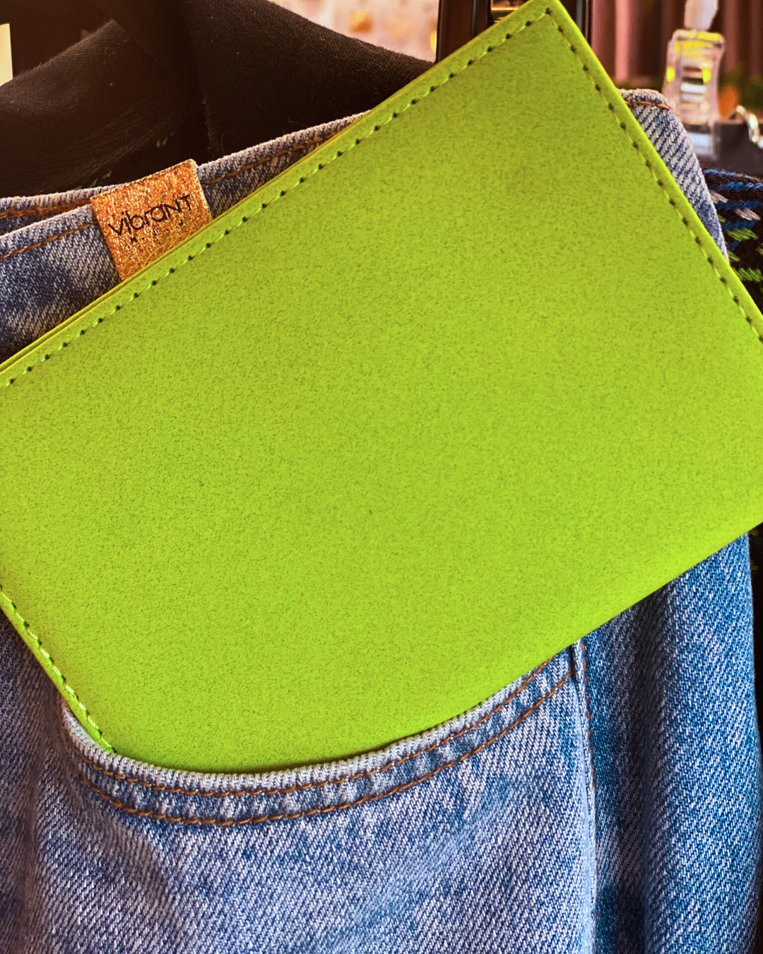 Lime Green Matte Passport Cover