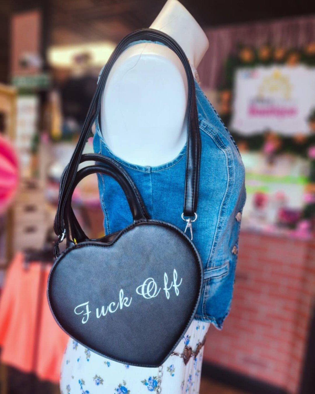 Eff Off Heart Handbag