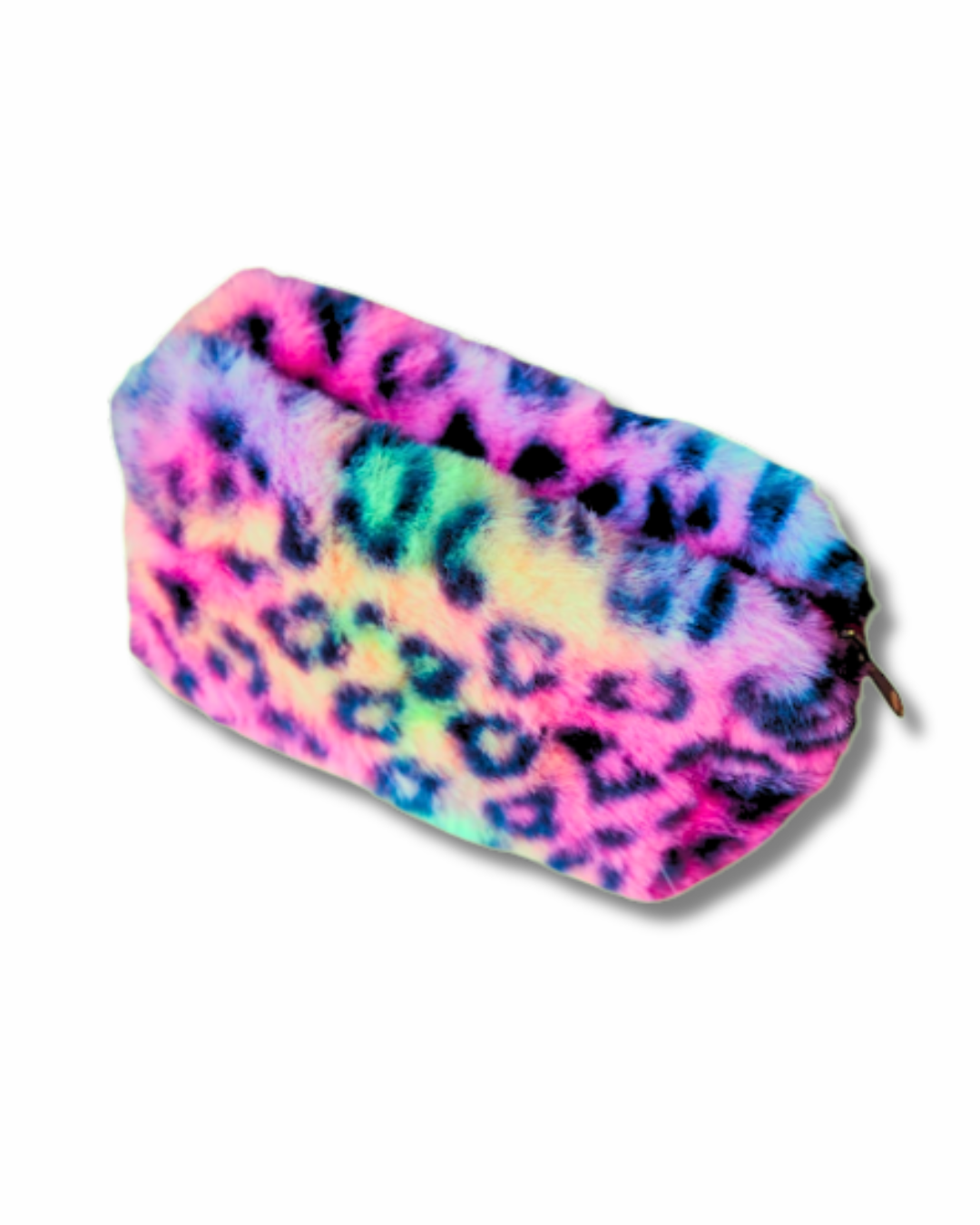 Rainbow Cheetah Print Pouch