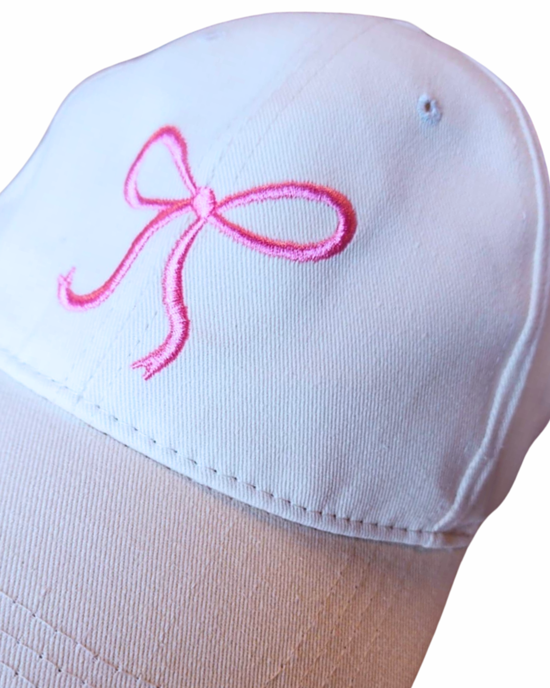 Pink Bow Baseball Cap
