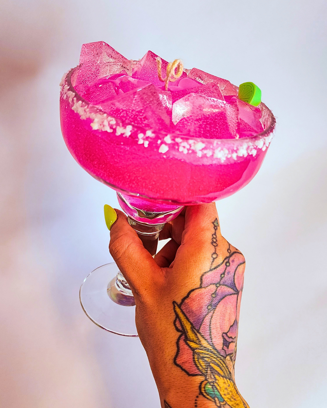 Cute Strawberry Margarita Jelly Candle
